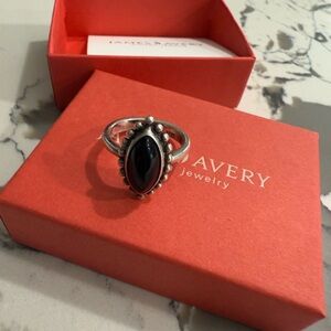 RETIRED RARE Black Onyx Ring James Avery